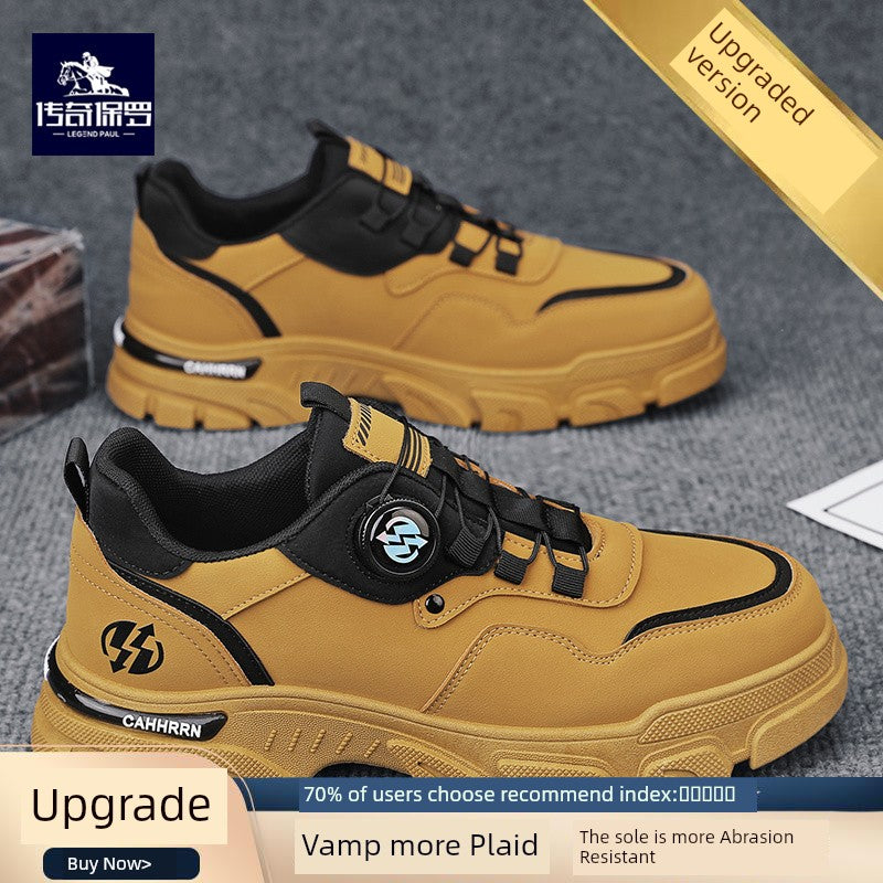 Legendary Paul Martin Boots Men's Winter Shoes New Winter Men's Shoes Men's Cotton Shoes Snow Boots Men's Big Yellow Boots