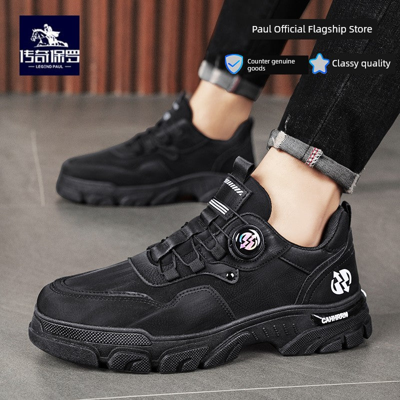 Legendary Paul Martin Boots Men's Winter Shoes New Winter Men's Shoes Men's Cotton Shoes Snow Boots Men's Big Yellow Boots