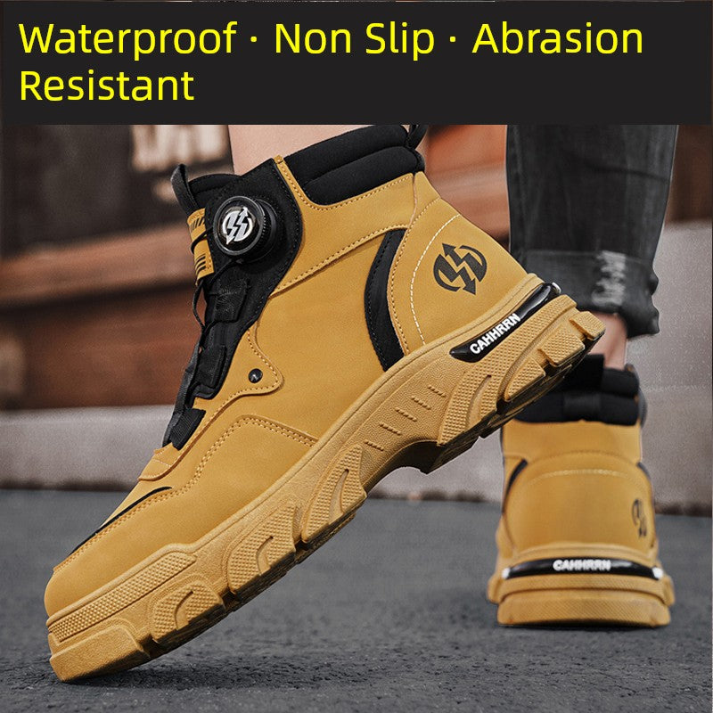 Legendary Paul Martin Boots Men's Winter Shoes New Winter Men's Shoes Men's Cotton Shoes Snow Boots Men's Big Yellow Boots